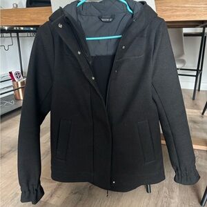 Women's Black Hooded Jacket